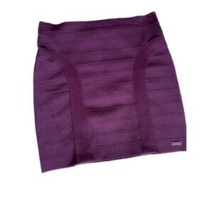 Guess Los Angeles Purple Bandage Skirt Size XS Short NEW
